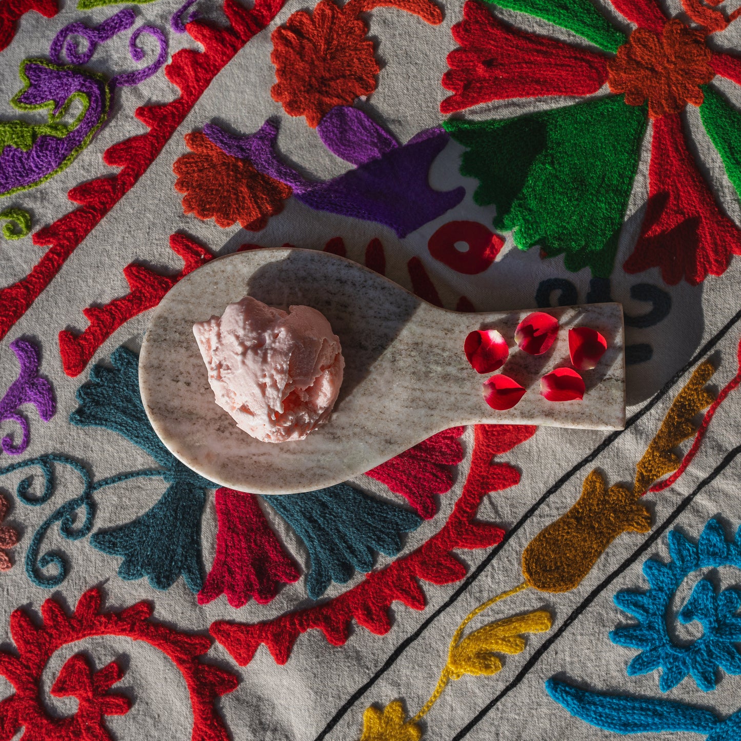 Glace Libanaise Artisanale à la Rose